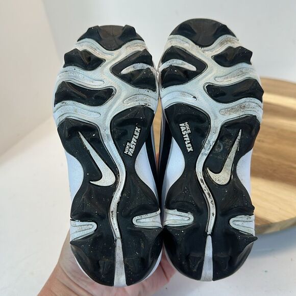 NIKE Vapor Edge Shark 2 Low Football Cleats Black White Shoes Sneakers 10C 10 - Picture 6 of 10